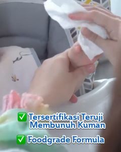 Purebb Cleansing Wipes 60s - Tisu Basah Bayi Untuk Area Pantat | Membersihkan & Anti Bakteri