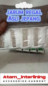 1 Bungkus Isi 20pcs Jarum | Asli JEPANG Jarum Jahit Payet REGAL | Jarum Jahit Tangan Payet Regal No 8 10 12 | Jarum Jahit Regal Tajam Anti Karat | Jarum Regal Asli Premium | Jarum Payet | Jarum Jahit Regal No 8 | Jarum Jahit Regal No 10 12 Asli Bagus