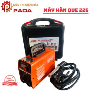 Máy Hàn Điện Tử Mini KENPRO ARC-225 Chuyên Que 2.5-3.2 ly-Có hộp nhựa bảo vệkèm đầy đủ phụ kiện về chỉ việc sử dụng