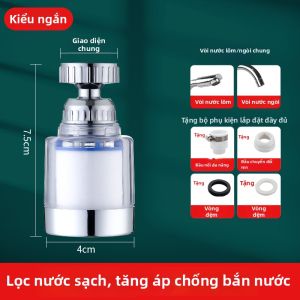 Vòi Xịt Lọc Nước Chống Bắn Tung Tóe