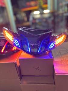 Chóa Dyno lắp cho Sirius 50/110 full Led. Sử dụng điện bình lắp ốp sihelo