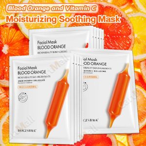 Face Mask Hydrating Moisturizing Skincare Blood Orange and Vitamin C Soothes Skin