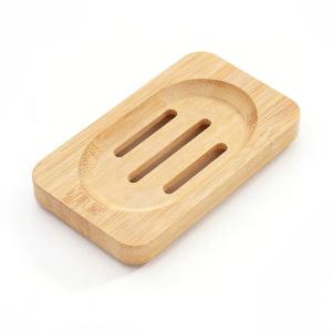 Bamboo Case Tray Wooden Prevent Mildew Drain Soap Box Natural Bamboo Dishes Bath