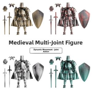 JIFANPAUL | Medieval Robot Warrior Action Figure with Articulated Joints