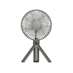Quạt Ba Chân Di Động Có Thể Gập Lại 4 Tốc Độ Cầm Tay Với Màn Hình Kỹ Thuật Số LED 3000mAh Có Thể Sạc Lại Cho Du Lịch Ngoài Trời Cắm Trại