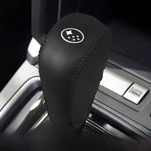 Subaru Forester XV Outback Shift Handle Cover Old Model Hand Brake Lever Shift Rod Cover Automatic Gear Shift Leather Cover