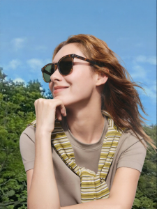 Beneunder | Foldable Polarized Sunglasses For Women Suitable For Round And Square Faces Driving UV Protection Strong Light Sun Protection