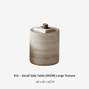 Tide leader | Minimalist Artistic Travertine Circular Coffee Table