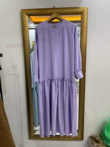new CYRA DRESS cuff sleeve fishtail
