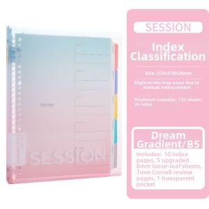 maruman | Removable Large Capacity Color Index Refillable B5 Notebook