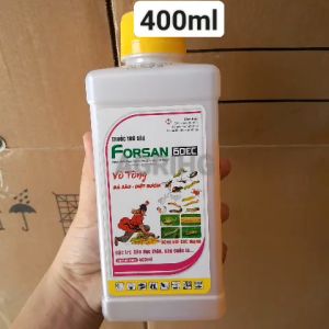 Thuốc trừ sâu Forsan 60EC Chai 400ml thành phần Dimephenthoate 600g/l diệt sâu đục bẹ lúa sâu keo mùa thu sâu đục thân bọ xít bọ trĩ rầy xanh Nông Nghiệp HG