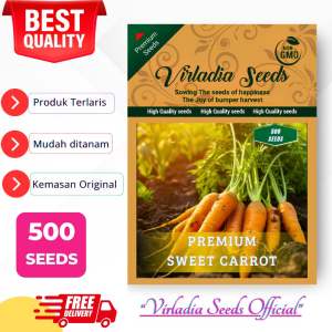[Virladia Seeds] Biji Benih tanaman Wortel Sweet Carrot