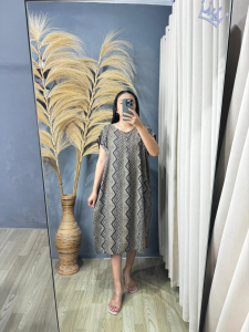 Daster Wanita Bahan Rayon Adem Panjang Selutut Kekinian Terbaru