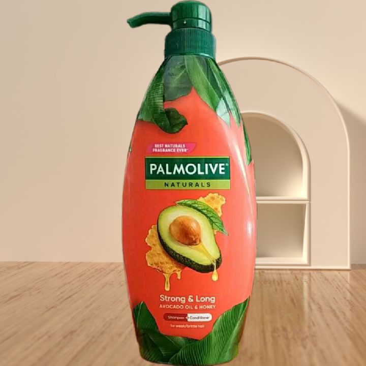 dầu gội xả Palmolive bơ và mật ong 600ml giúp tóc mượt thơm khỏe và trông dài hơn