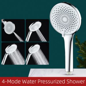 3in1 Kepala Shower Set / Kamar Mandi Hitam Premium Shower Head Set / Supercharged 4 Mode Adjustable Shower Dengan Selang Portable Kamar Mandi Shower Set