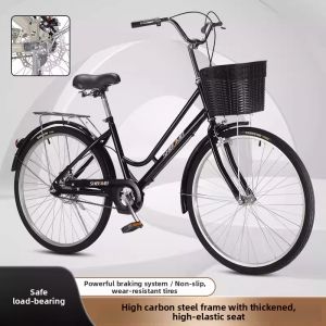 BONINGYU | Retro Commuter Bicycle for Adults Easy to Handle