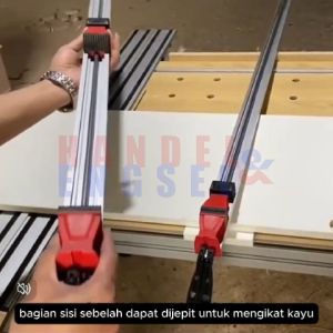 Clamp Jepit Papan Kayu Presisi Kompitabel Pemotongan Presisi Aluminium Potong Kayu Lurus