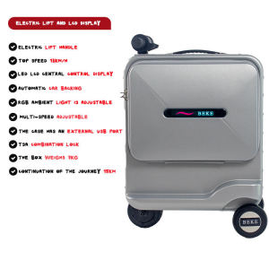 Smart Electric Luggage Suitcase High load Large capacity Removable battery TSA Lock