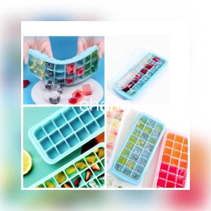 Garen พิมพ์ซิลิโคน พิมพ์ทําน้ําแข็ง พิมพ์วุ้น พร้อมฝาปิด 24ช่อง โปรดอ่านรายละเอียดก่อนซื้อค่ะ
