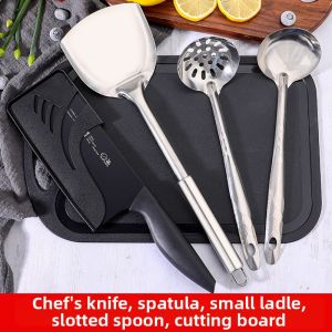 2-in-1 Sharp Kitchen Knife and Cutting Board Home Cooking Tools