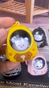 Gantungan Kunci Pasangan Ransel Kucing: Aksesoris Kunci Desain Unik
