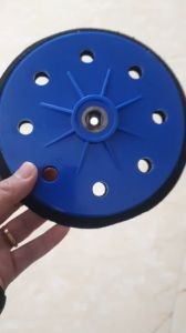 Đế máy chà nhám tường 180mm màu xanh dương hàng theo máy độ kết dính giấy giáp tốt