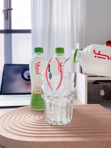 [READY STOCK] iF 100% Coconut Water 350ml – No Sugar No Preservatives Naturally Sweet & Refreshing