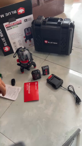 Máy bắn cốt cân mực bằng laser 5 tia xanh Bluemax có remote máy cân bằng laze xây dưng