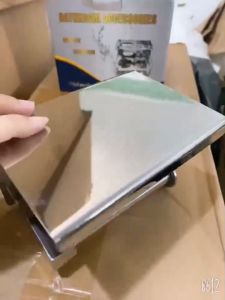 HỘP ĐỰNG GIẤY VỆ SINH INOX SUS 304 DẦY (LÔ GIẤY) + KỆ ĐỂ ĐỒ