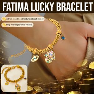 [Wealth Fortune Protection Code] Fatima Lucky Bracelet Wealth And Good Luck Bracelet Lucky Charm Accessory Special Gift