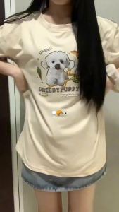 (จัดส่งจากกรุงเทพฯ) เสื้อยืดสวยๆ เสื้อยืดผู้หญิงหน้าร้อน เสื้อผ้าแฟชั่น เสื้อแขนสั้น เหมาะกับสาวอ้วน