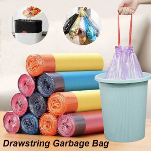 Drawstring Garbage Bag Automatic Closing Kitchen Garbage Bag Biodegradable Small Trash Bags