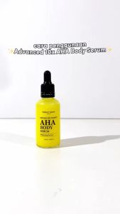 PERFECT WHITE AHA Body Serum 50ML Whitening & Moisturizing | Serum Pemutih Badan