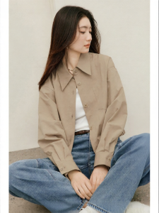 HOPESHOW | Sport Casual Short Jacket Stylish Long Sleeve Turn-down Collar