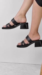 Sandal Wanita Camou Diana Hak Tahu 5cm Camau Heels Kondangan Cewek Hils Camao Heals Hels - Coklat