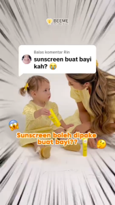 Beeme Honey Sunscreen Lotion with Niacinamide SPF 50+++ | SKINCARE IBU DAN ANAK | Mom and Baby Cream