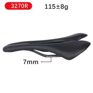 Elitaone Carbon Bicycle Saddle 270x143mm Lightweight Road & MTB Bike Seat 115g for Comfortable Riding Experience
