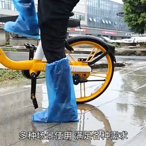 รายละเอียดส่วนตัวของ ผ้าคลุมกันฝน ฝาครอบรองเท้า รองเท้าบูท รองเท้ากันฝน ผ้าคลุมรองเท้ากันน้ำ