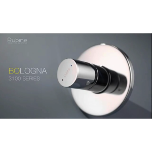 Rubine Bologna BO 3168 BK Concealed Shower Mixer Tap (Rose Gold/Chrome/Matt Black)