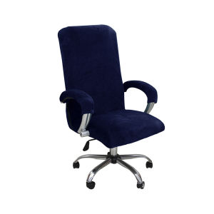 Silver Fox Velvet Co Giãn Vỏ Ghế Văn Phòng Máy Tính Đa Năng Vỏ Ghế Phòng Họp Ghế Phòng Họp Văn Phòng Tại Nhà Đơn Giản Phong Cách Hiện Đại