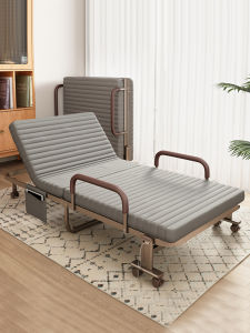 เตียงพับสำหรับนอนหลับพักผ่อนในออฟฟิศ ขนาด 1 ตารางเมตร สำหรับผู้ใหญ่ ใช้ในบ้าน โรงพยาบาล นอนเพียงคน เตียงพับแบบง่ายๆ