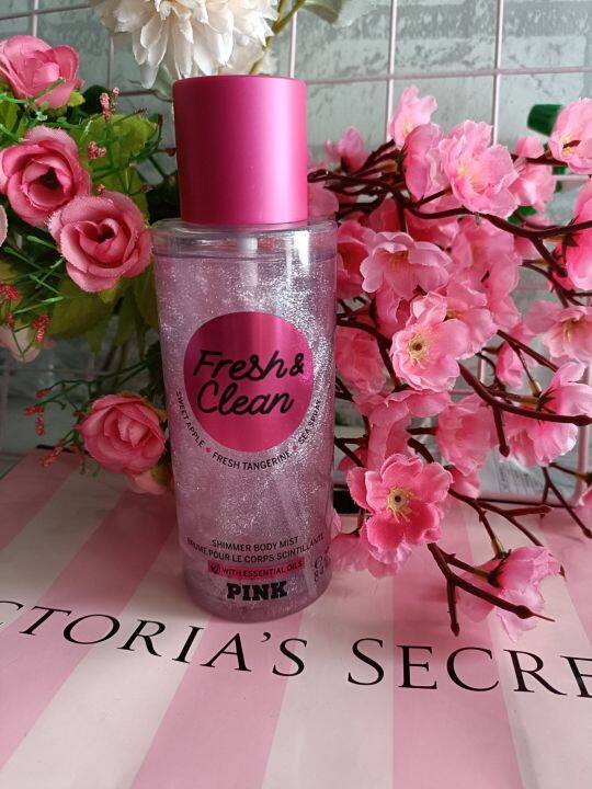 Body Splash Victoria's Secret PINK Fresh & Clean Shimmer 250ml - Eagle  Imports