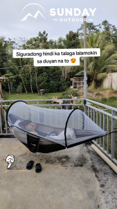 Sunday Outdoor Hammock Portable With Net Mosquito Net For Camping Hiking