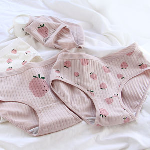 Girl Underwear Pure Cotton Triangle Childrens Underpants Girls Cotton Short 13 Pants 12 Years Old Kids Student 11 without Pp