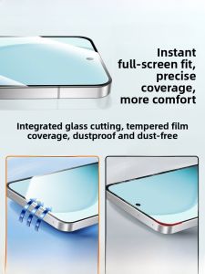 Fifth Generation Crystal Shield Glass Tempered Glass Film for Opporeno14 New Model Reno14Pro Phone Film 13 Water Condensation Film 13pro Privacy Findx8ultra Dust Free Warehouse Blue Light A5 Matte