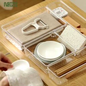 COLOGO 🥇 Cosmetic Cabinet Anti-Scratch Drawer Organizer Office Desk Storage Box
