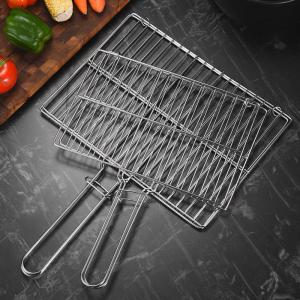 Non-magnetic Thickened Foldable Fish Grilling Rack