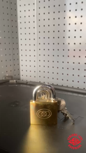 EEHIONG1977 Tri-Circle 261(20mm) 262(25mm) 263(32mm) 264(38mm) 265(50mm) 266(63mm) Brass Padlock with 3 Brass Cylinder Iron Keys Kunci Mangga Tembaga dengan Kunci 三环 黄铜 挂锁 黄铜锁头+3把锁匙