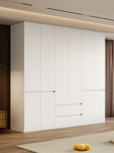 PAMEDI | Practical Elegant Cream Style Wooden Wardrobe