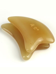Natural Buffalo Horn Gua Sha Board Facial Beauty Massage Tendon Release Whole Body Universal Neck Lymph Eye Head Essential Oil